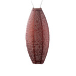 LUMIZ Lumiz Solar Lampion Long Oval 20cm Paisley Copper