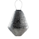 LUMIZ Lumiz solar Lampion Can Marrakesh round 30cm Zilver