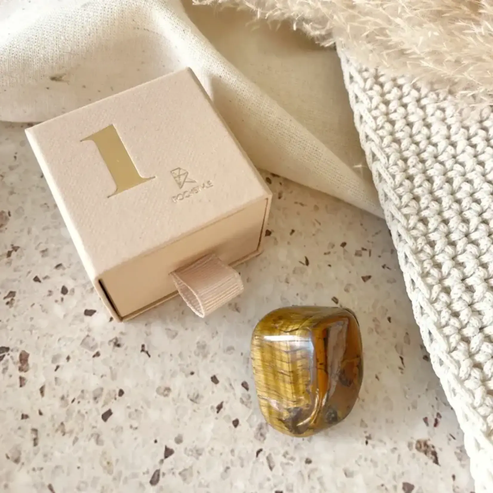 Rocktstyle Lucky number  nr 1 - Tijgeroog