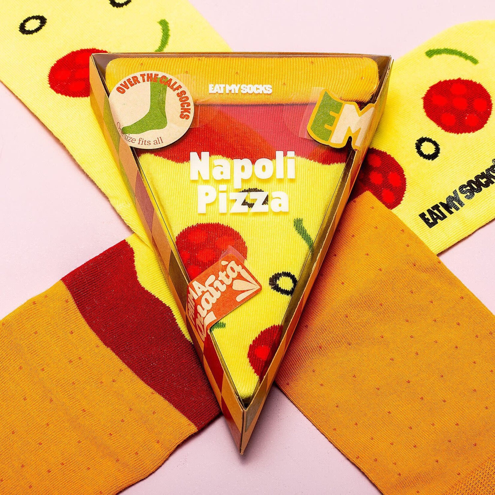 Eat my socks Kids socks - napoli pizza