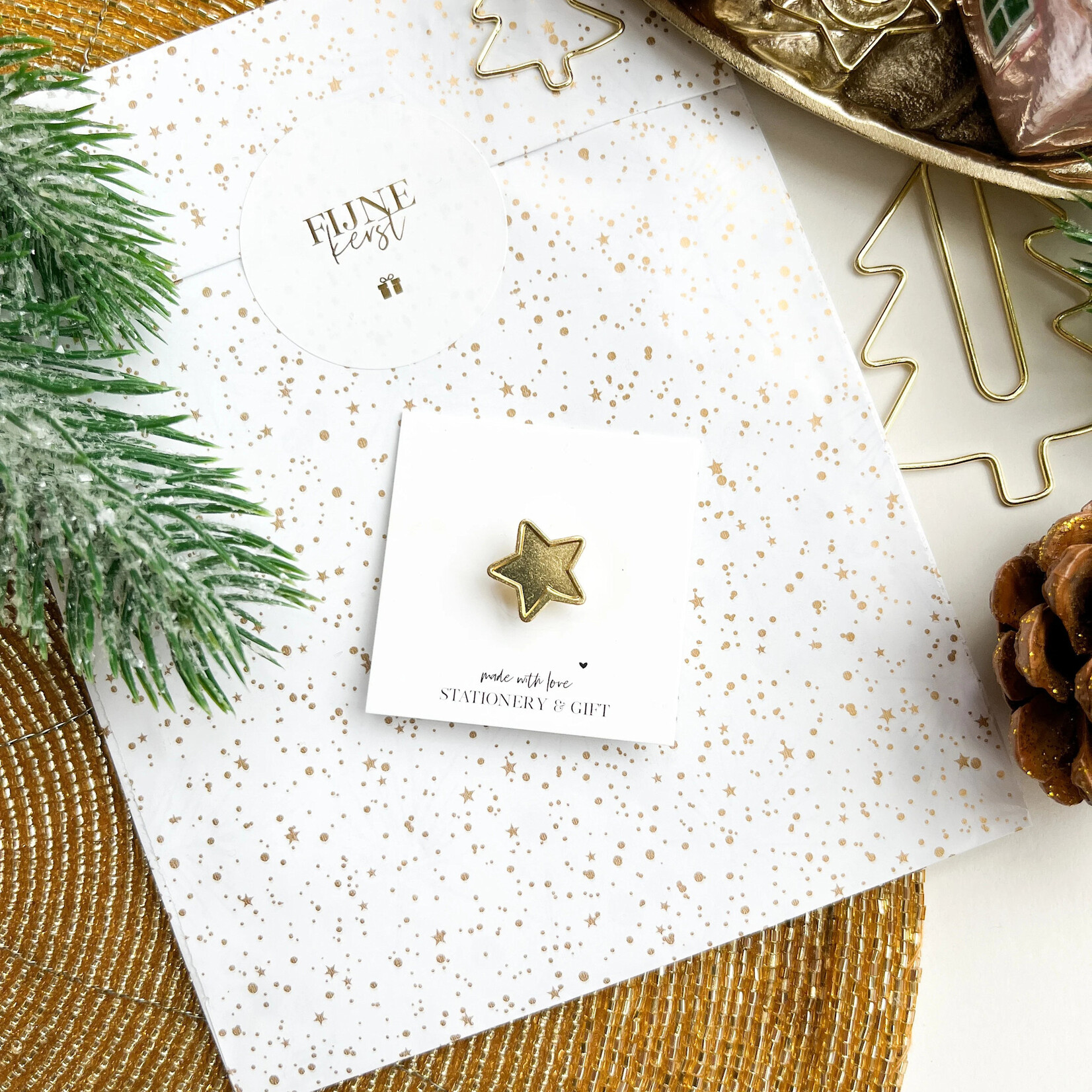 Stationery & Gift Pin small - Ster