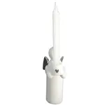 Räder Räder Guardian Angel candle/ Bescherm Engel kaarsje Zilver