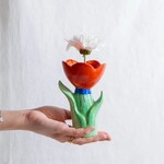Doiy Vase Bloom - Small Red