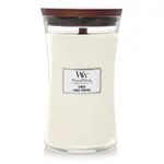 WoodWick WW Linen Large Candle
