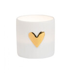 Räder Räder Tealight holder Golden heart