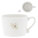 Bastion Collections Cup white/ 2 hearts together