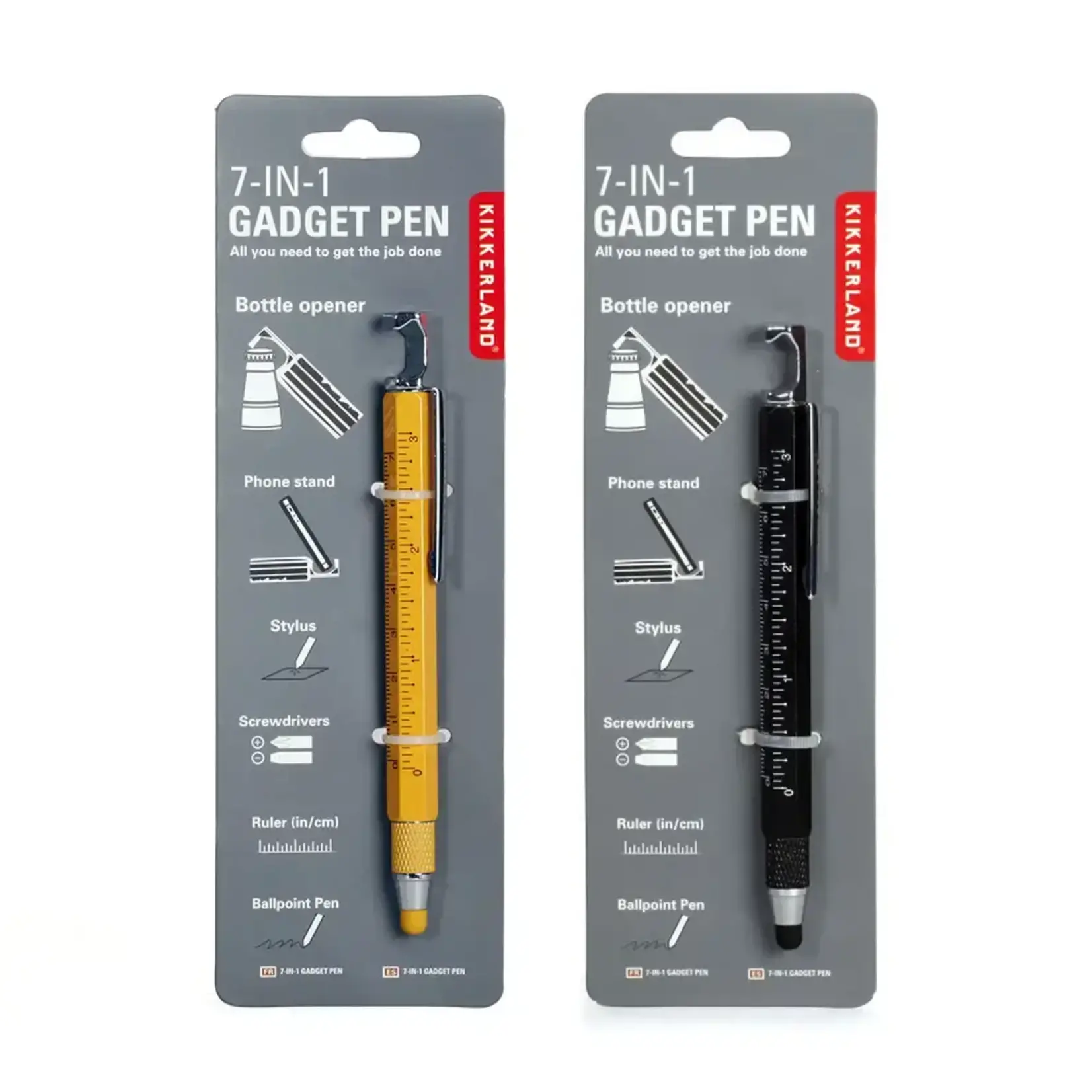 Kikkerland 7-in-1 Gadget pen
