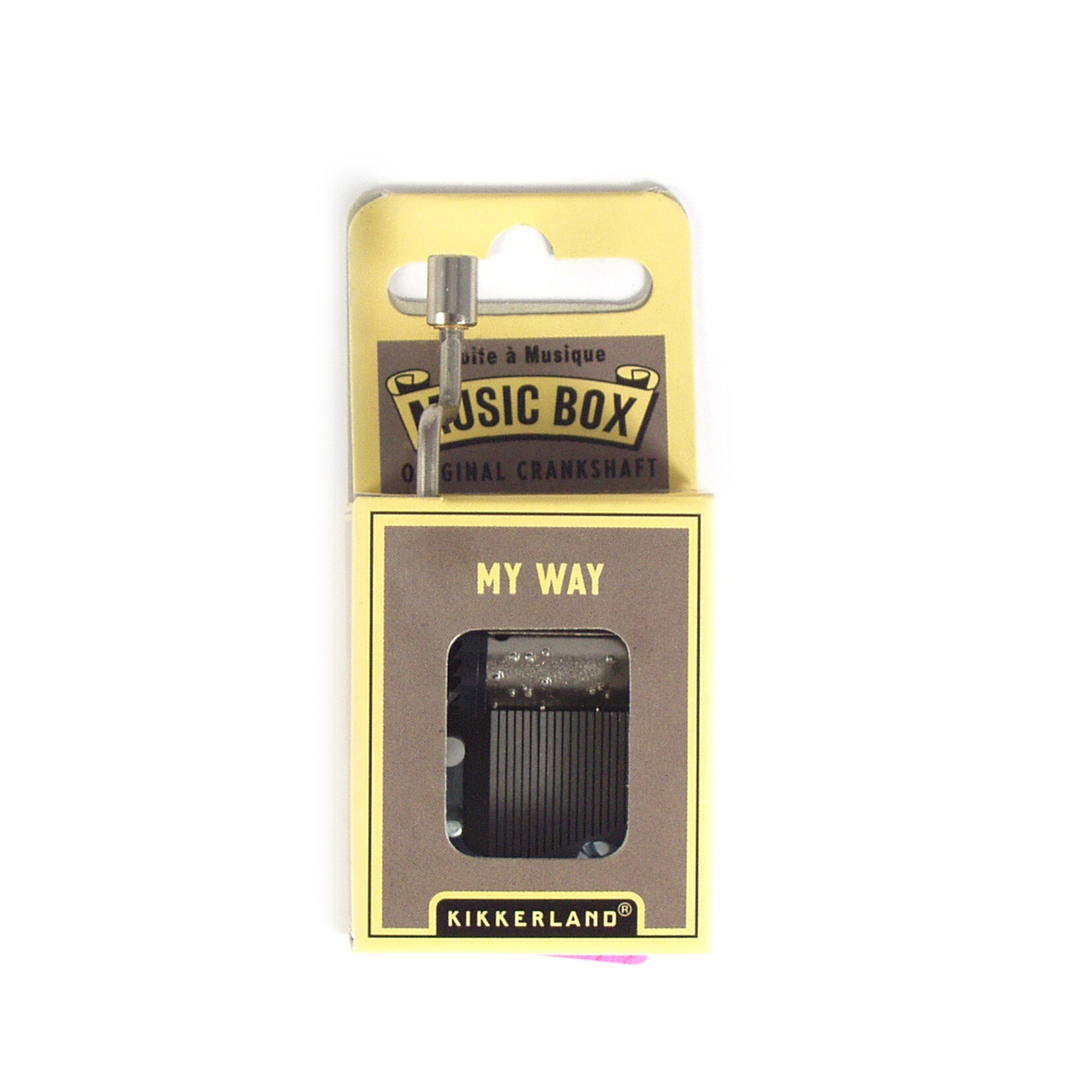 Kikkerland Muziek box - My Way van 7.99 voor