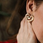 By Shir oorbel hart goud van 24,99 voor
