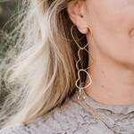 By Shir Oorbellen Luxe Powerful love Goud