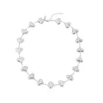 By Shir By Shir Ketting luxe big heart Zilver
