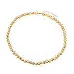 By Shir By Shir Ketting luxe kralen 8mm matt goud