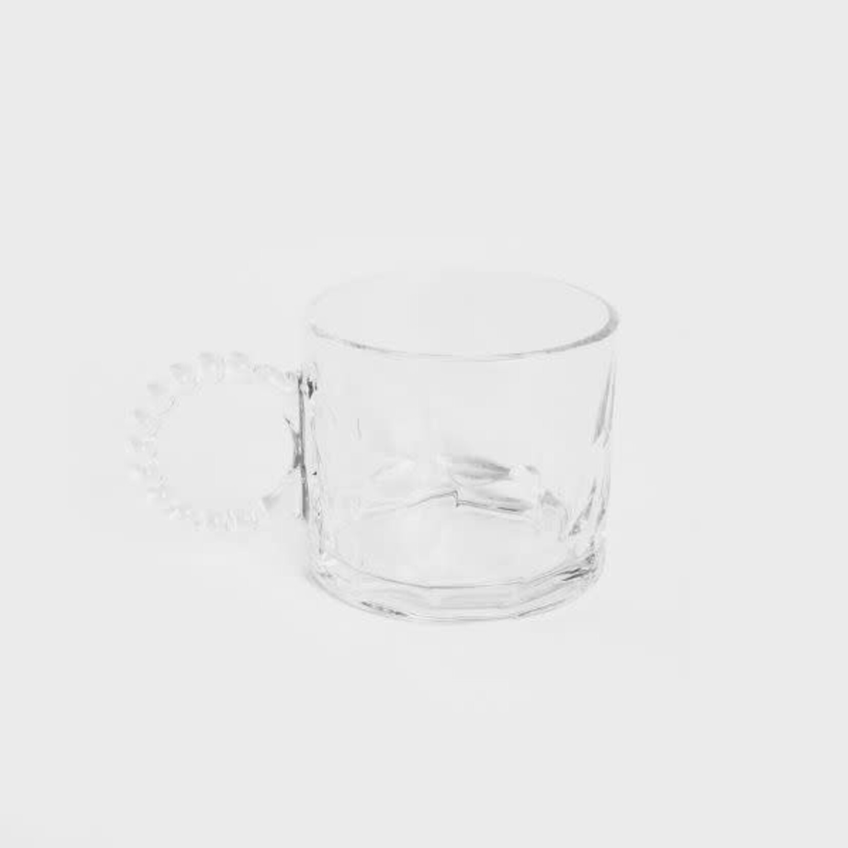 Home Sweet Home Theeglas bewerkt helder glas met parel oor 300 ML