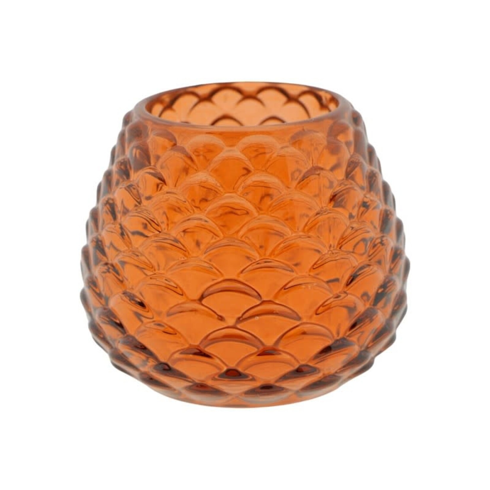Home Society Waxinehouder Ella Oranje L