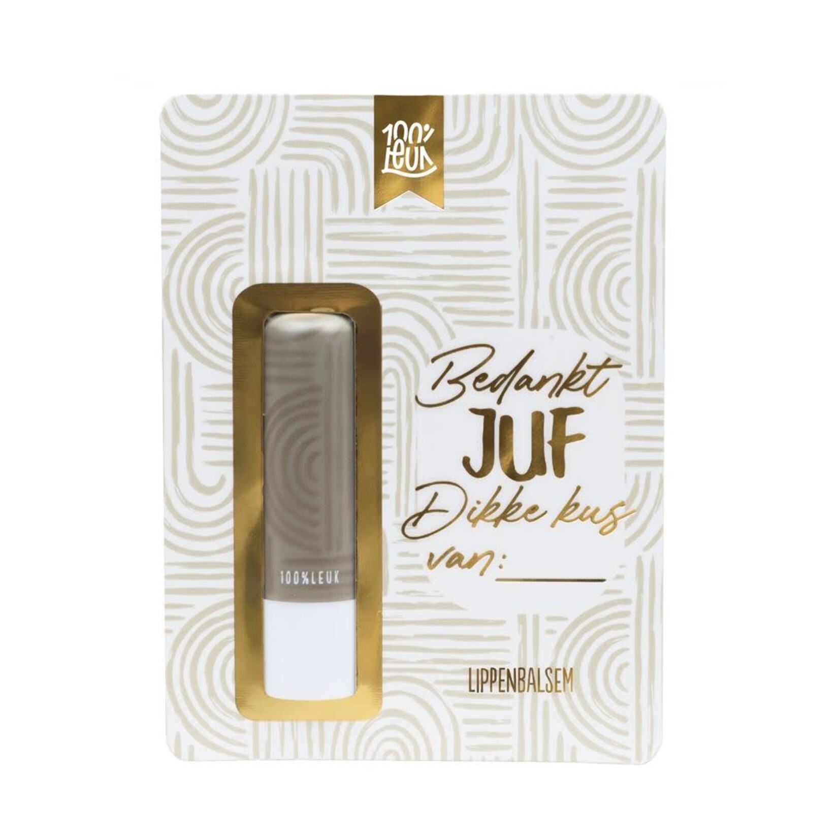 100% leuk Lippenbalsem - Juf