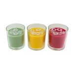 Home Society Candle Flower Margy Ass - Per stuk