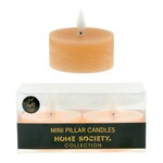 Home Society LED Kaars Mini Pillar Perzik - Per stuk