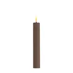 Deluxe Homeart Mocca vergrijsd LED Dinner Candle D 2,2 * 15cm per stuk