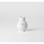 Räder Mini-Ballvase Heart Gold Dia: 6,7 cm H: 9cm