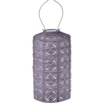 LUMIZ Lumiz Solar Lampion Mandela Cylinder 18cm Mauve Purple