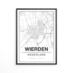 Studio 216 Plattegrond Wierden A5 (excl. lijst)