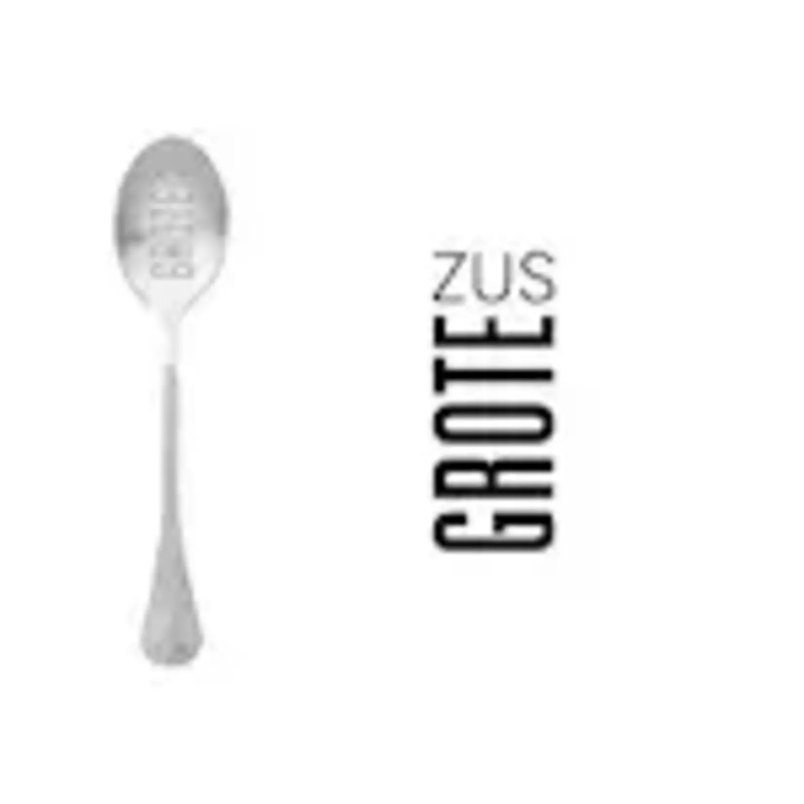 One message spoon Lepel Grote zus
