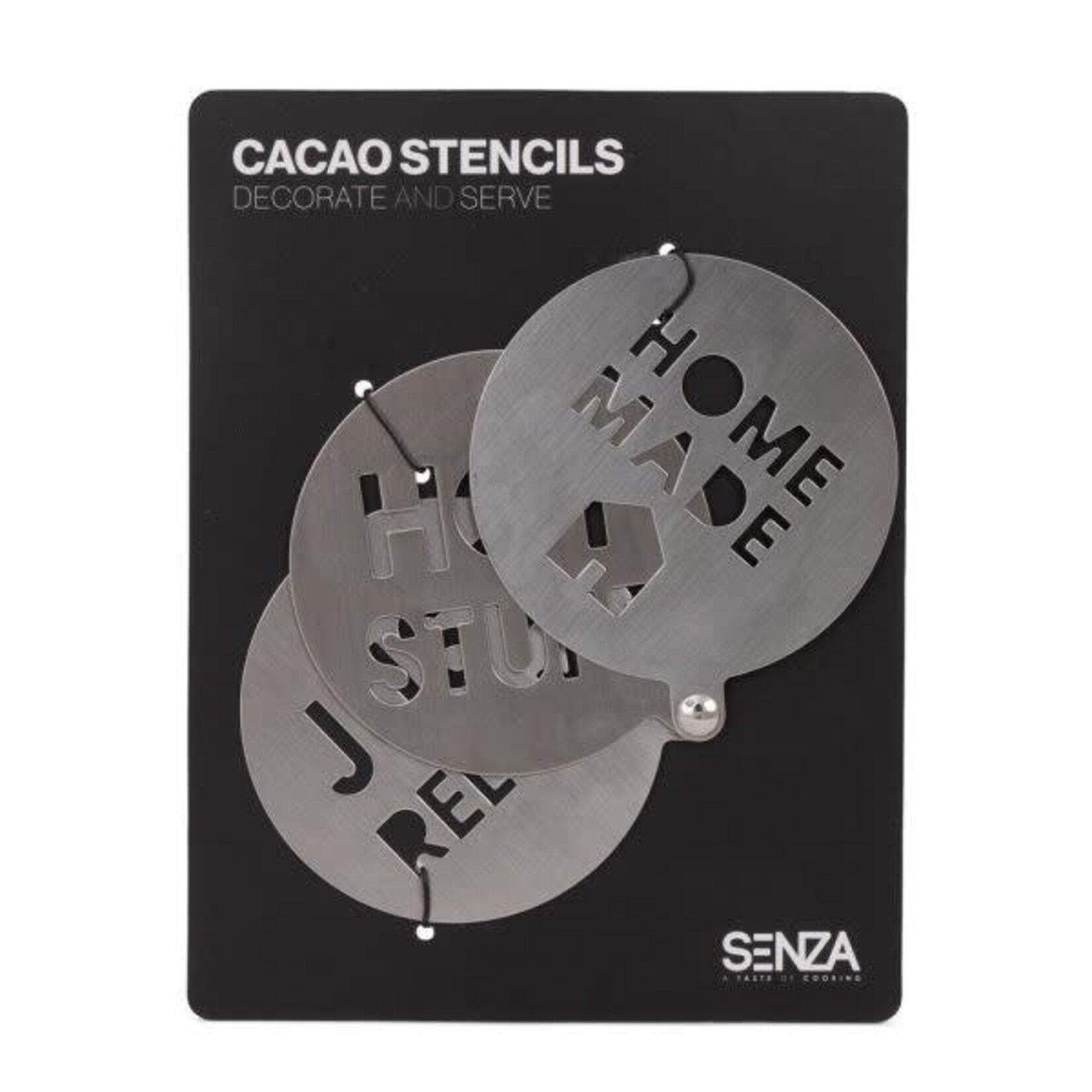 JENS Living Senza cacao stencil set van 3