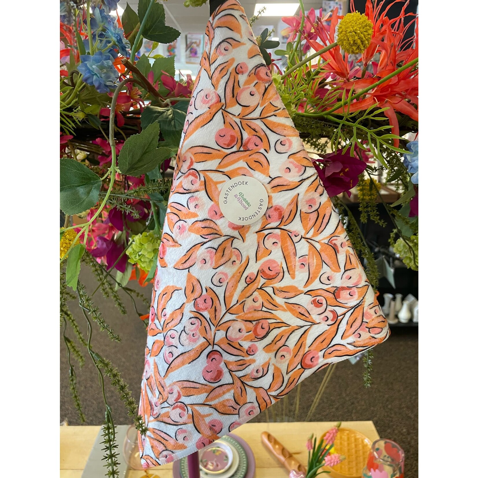 Bubble & Blend Gastendoek diverse prints