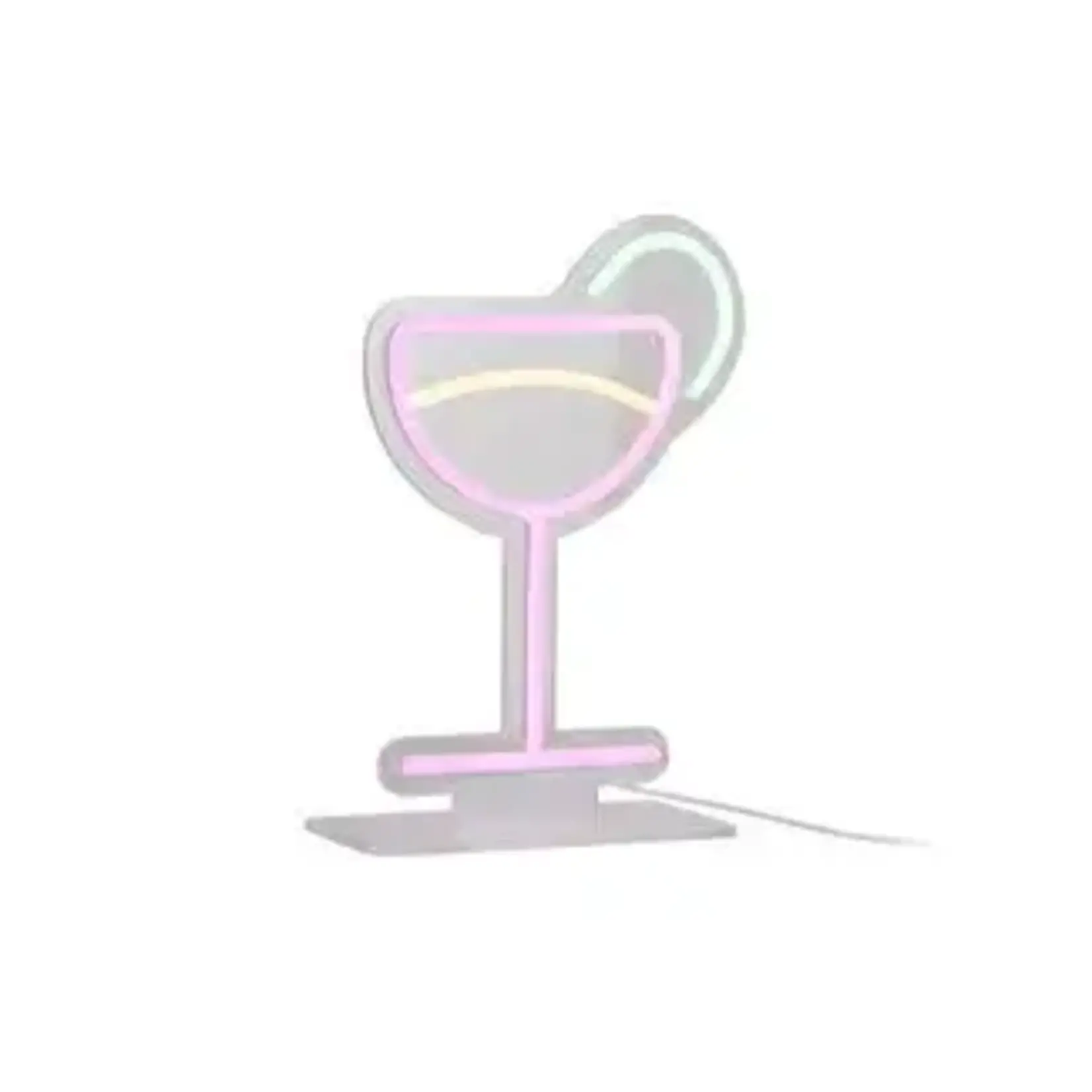 Present Time Neon Light Cocktail Multi Colour