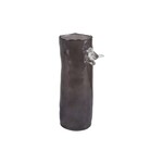 Present Time Vase Bird On Branch  Large dark grey