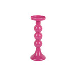 Present Time Candle holder funky large bright pink