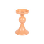 Present Time Candle holder funky small peach orange