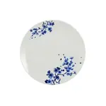 Porseleinen dinerbord met gecentreerde vorm van 26,5 cm