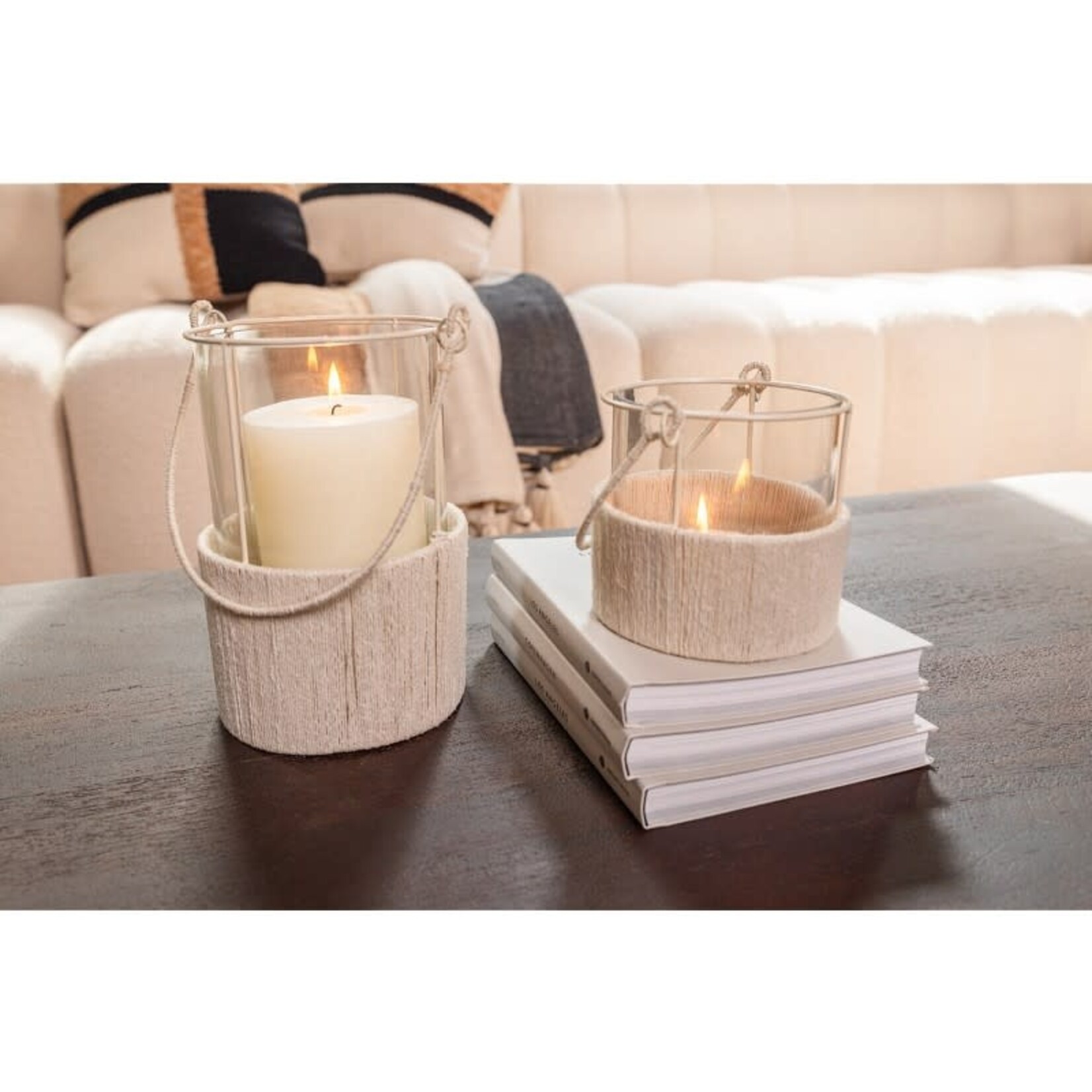 Home Society Lantaarn Esme beige L
