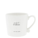 Bastion Collections Mug White/perfect stories  8x7 cm