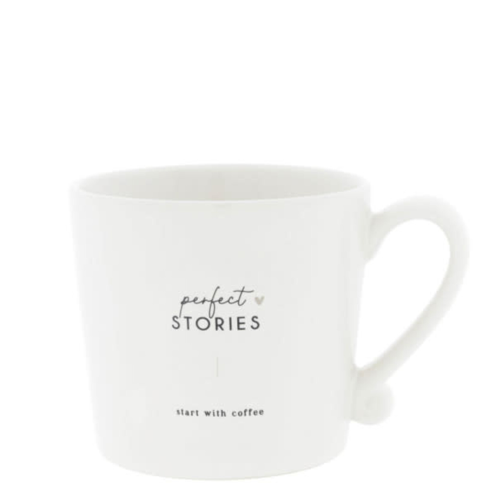 Bastion Collections Mug White/perfect stories  8x7 cm