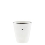 Bastion Collections Mok - Espresso Zwart Hartje