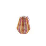 Home Sweet Home Lantaarn Jute Naturel/Geel/Oranje/Fuchsia