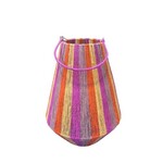 Home Sweet Home Lantaarn Jute Naturel/Geel/Oranje/Fuchsia