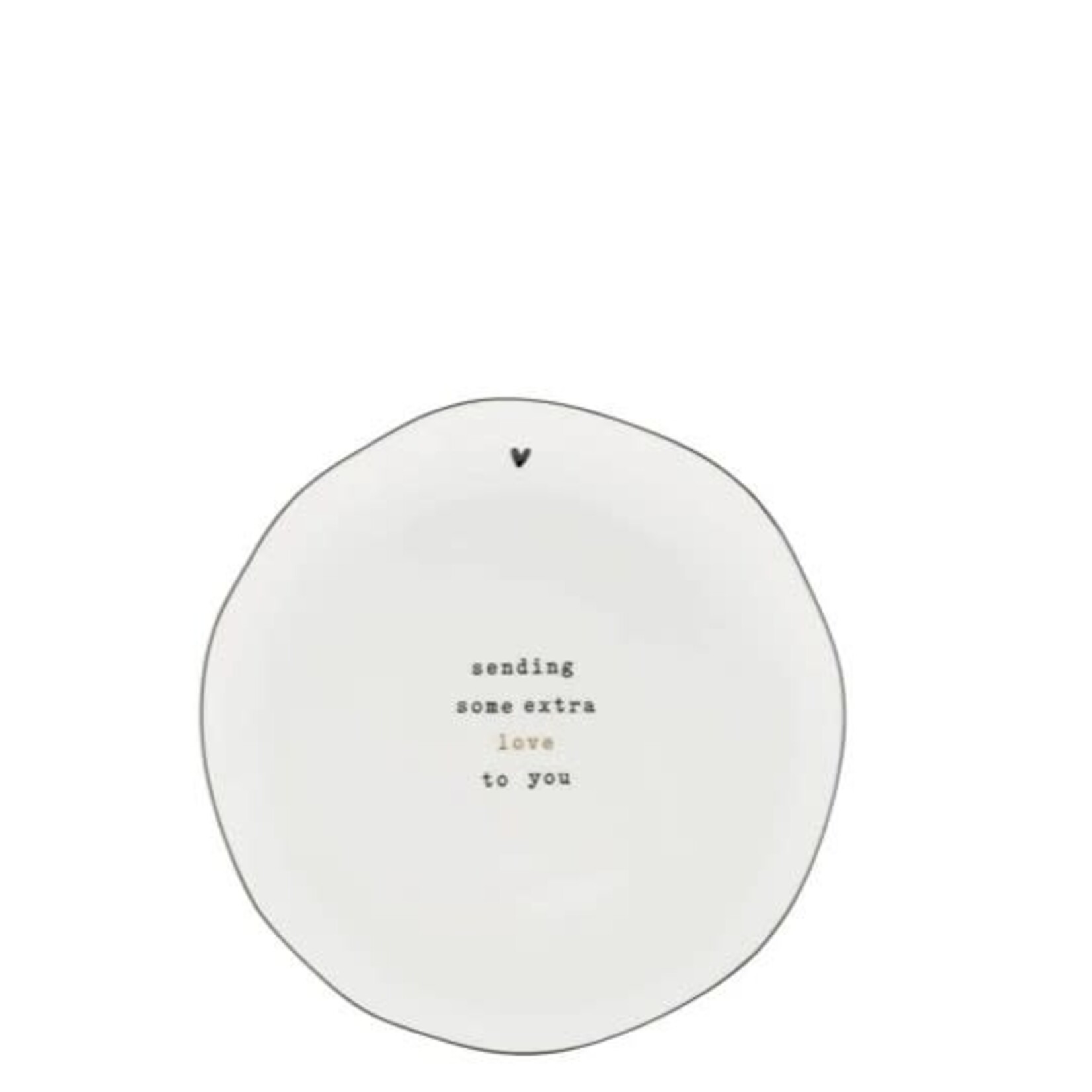 Bastion Collections Cake Plate White Sending Some Extra Love