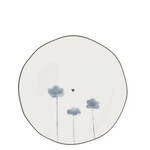 Bastion Collections Dessert plate Iris Blue Poppy 19cm