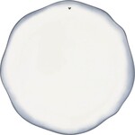 Bastion Collections Dinner plate Iris blue edge