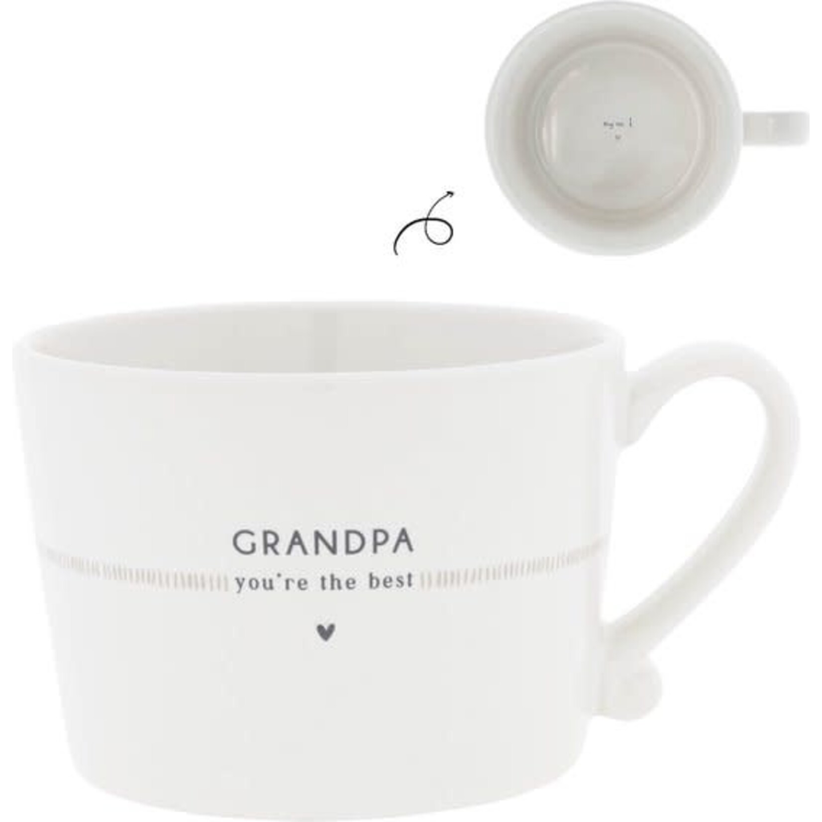 Bastion Collections Cup white Grandpa you're the best