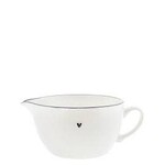 Bastion Collections Mix Bowl White / edge black 15 cm