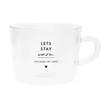 Bastion Collections Theeglas Let's stay warm