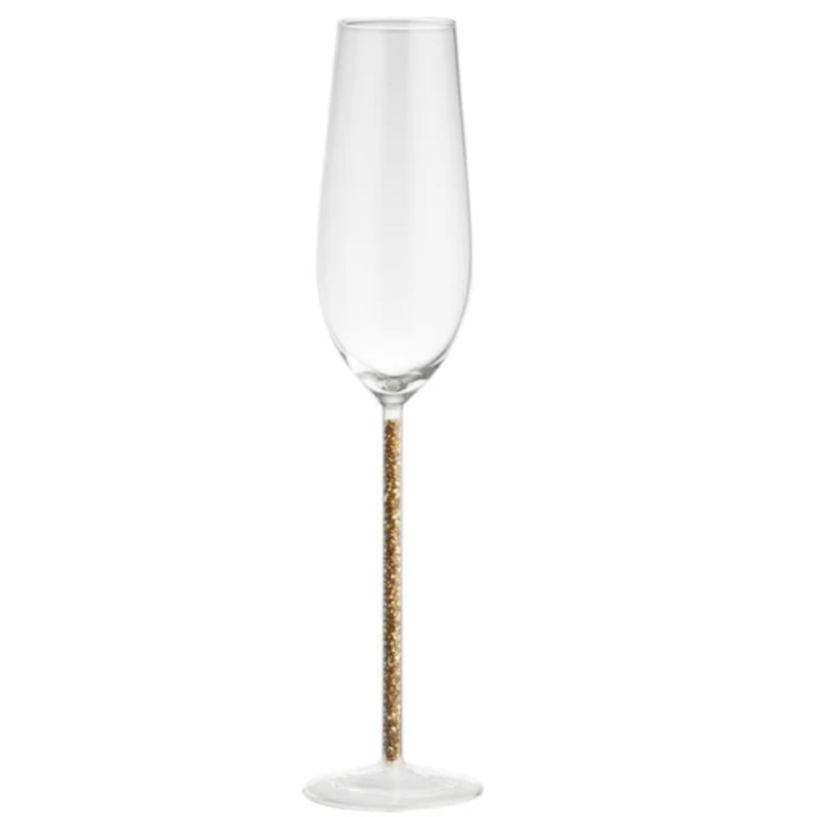 Gusta Gusta champagne Glas Glitter Goud