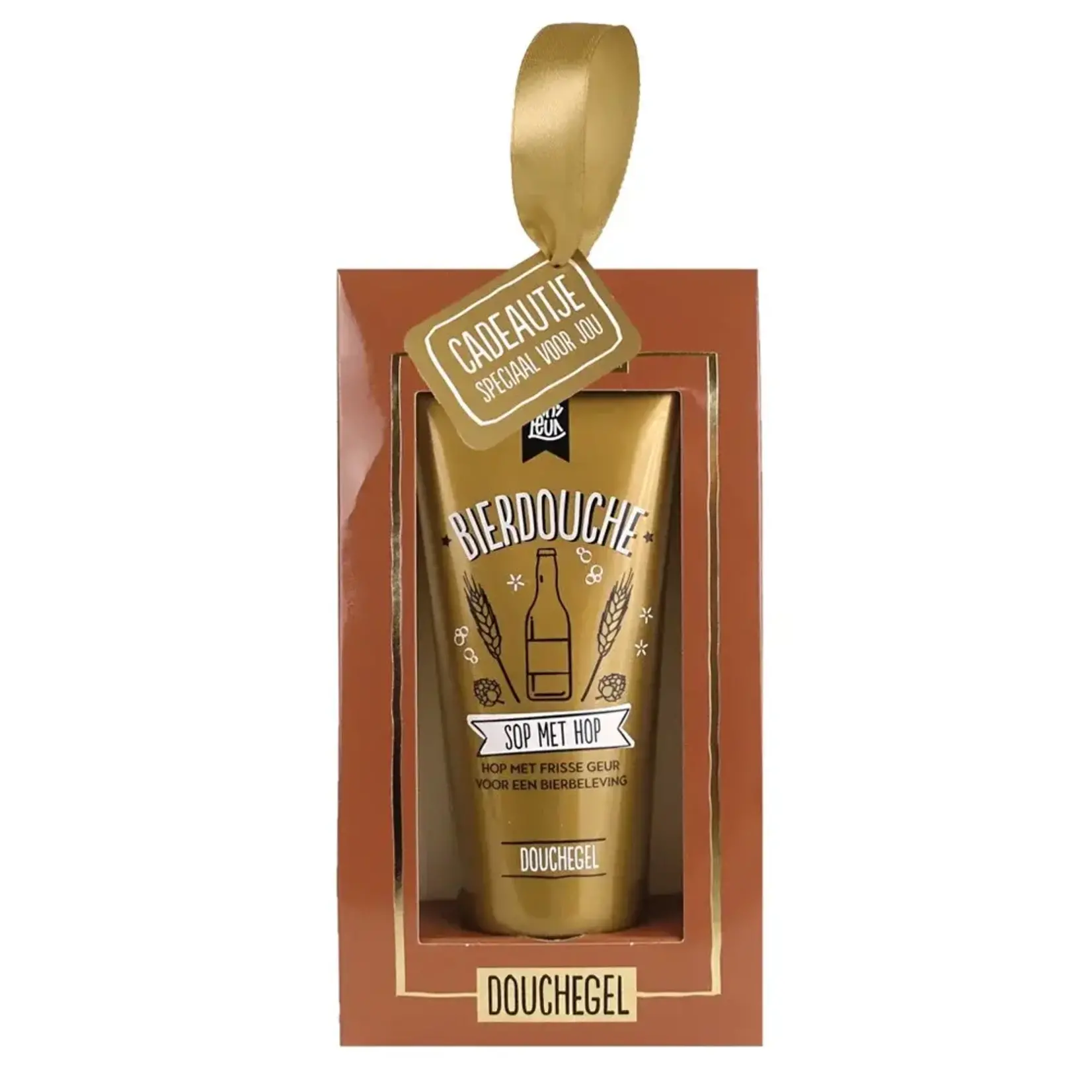 100% leuk Douchegel tube in doosje - Bierdouche