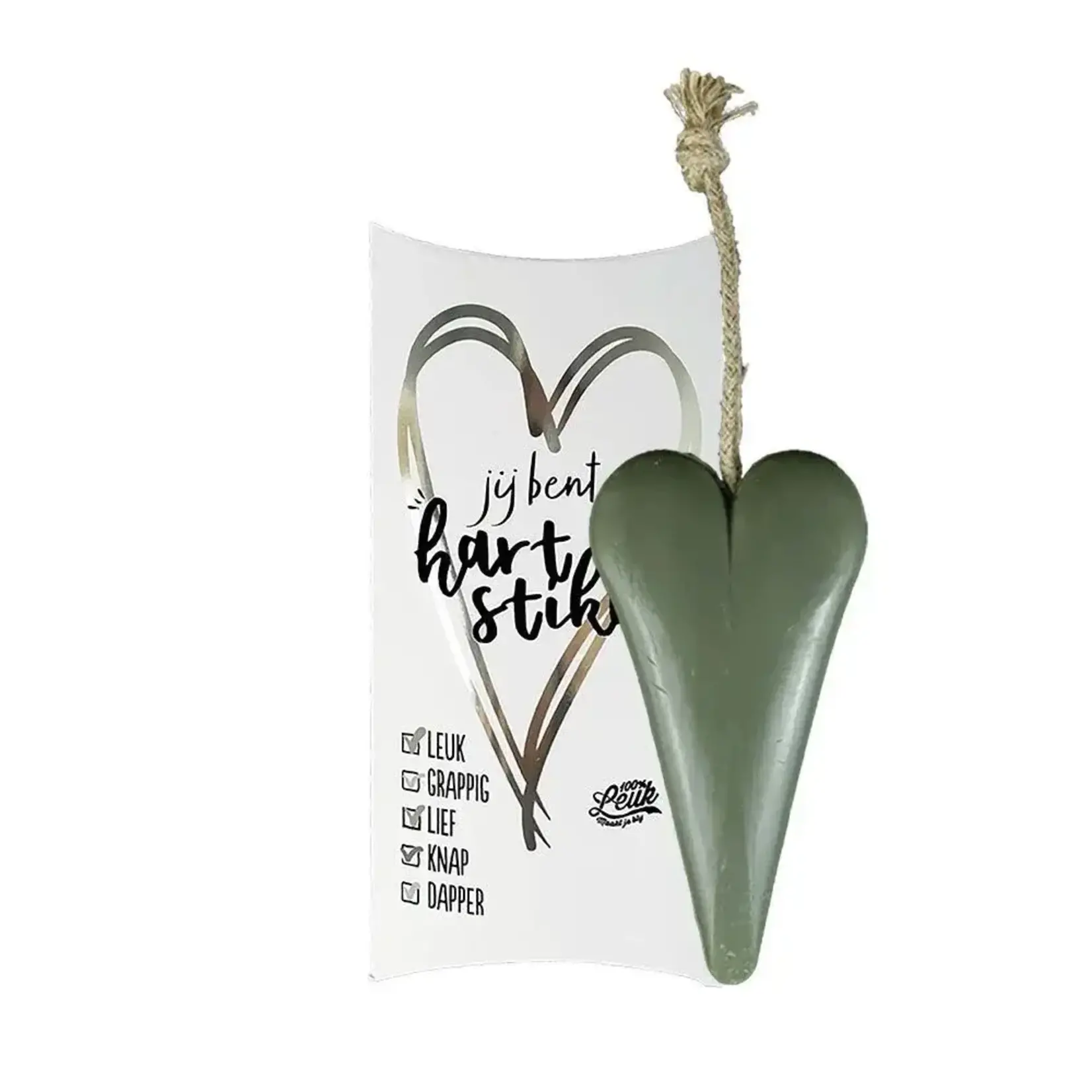 100% leuk Kadodoos zeephart - Jij bent HARTstikke leuk!