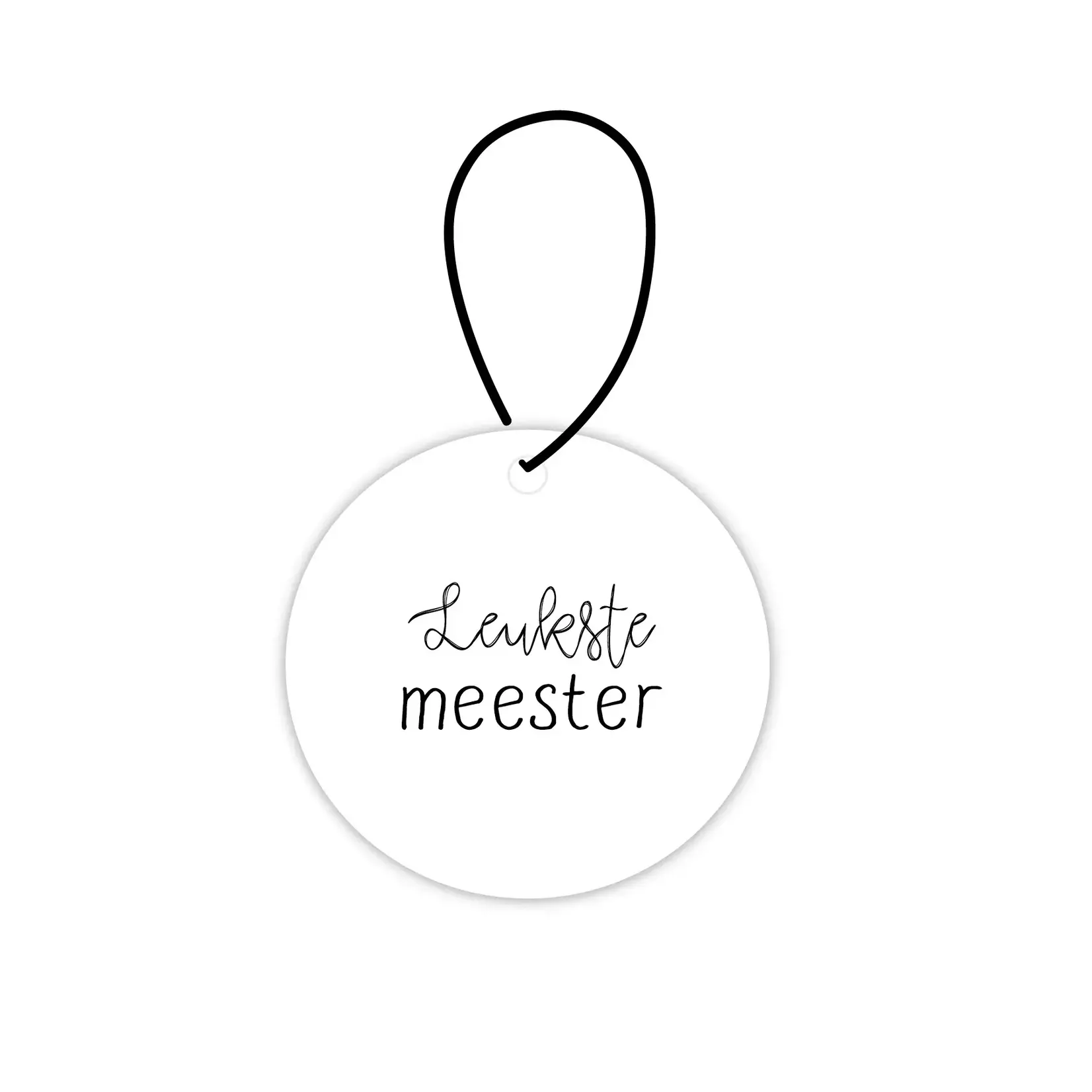 winkeltjevananne Mini roundie hanger - Leukste meester