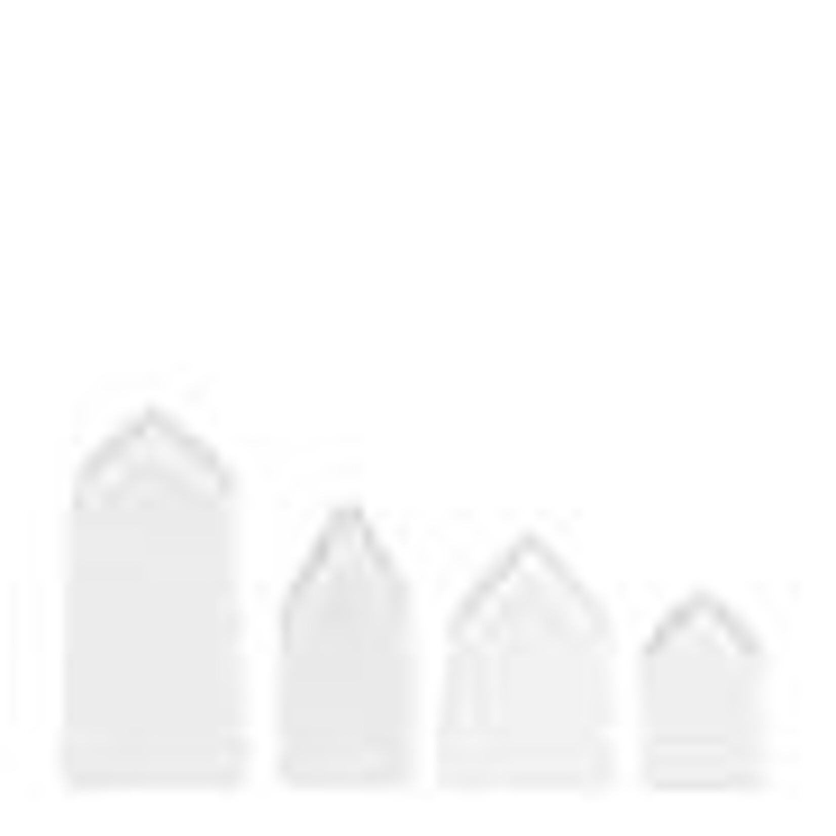 Räder Rader tiny houses set of 4